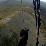 Soaring above the sumit, Croagh Patrick