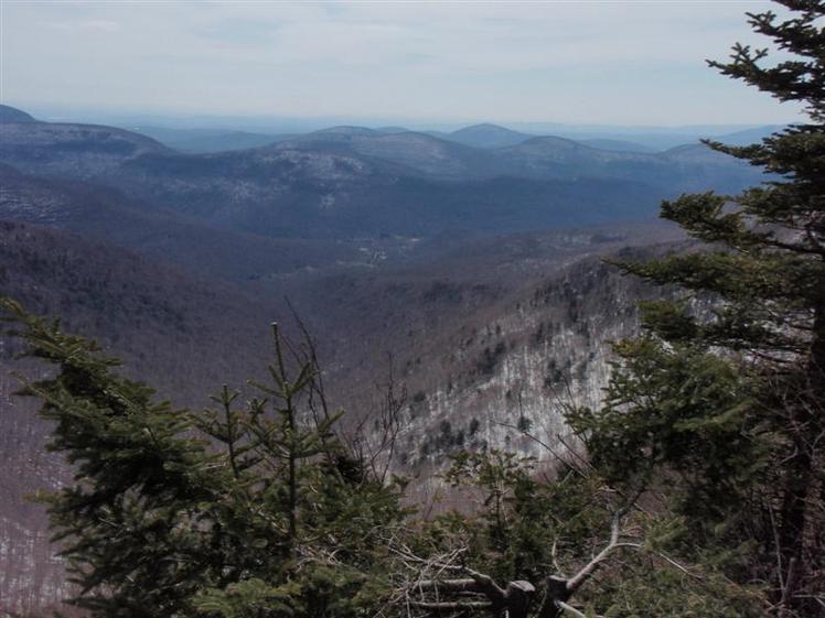 VIEW FROM BUCK RIDGE ON WEST KILL MOUNTAIN