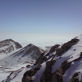 over the clouds, Mount Binalud