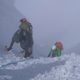 Up the final push, Mount Hood