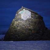 The Refuge Shelter in calmer times, Ben Nevis