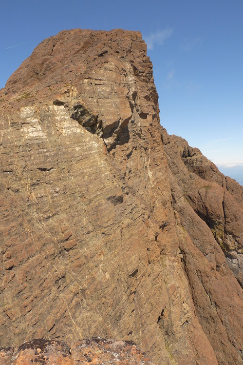 south face of Kings Peak summit block, Kings Peak (Elk River Mountains)