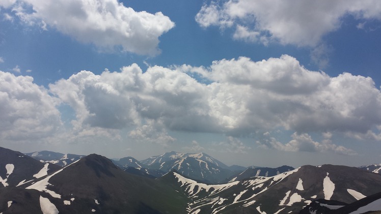 The beauty of mountain and sky, Sahand