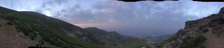 Looking from Amiri shelter, Tochal