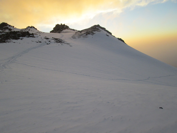 Sabalan peak s sunset, سبلان
