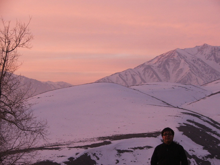 Atardecer en los Andes