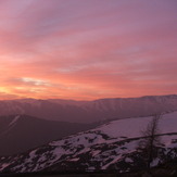 Atardecer en los Andes