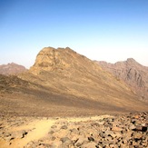 Toubkal Ouest, from Tizi n'Toubkal pass