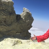 on the peak of Damavand, Damavand (دماوند)