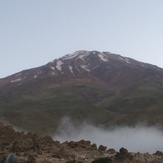 Damavand in the  morning from  Gosfandsara, Damavand (دماوند)