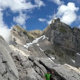 Säntis 2503 m, Peak top right