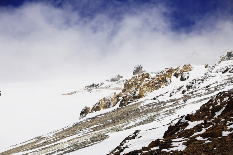 snowstorm on Damavand, Damavand (دماوند)