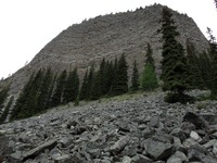 view from highline trail Lake Louise, The Beehive (Alberta) photo