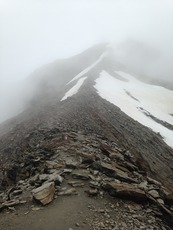 Kreuzspitze, mountain ridge 2 photo