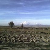 ararat mount view from small danalo- iran, Mount Ararat or Agri