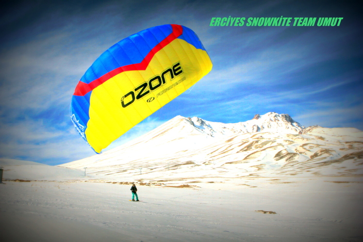 erciyes snowkite team  umut, Erciyes Dagi