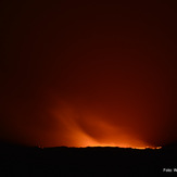 the magma lake seen from the outer rim, Erta Ale