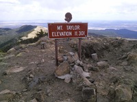 Mount Taylor Sign photo