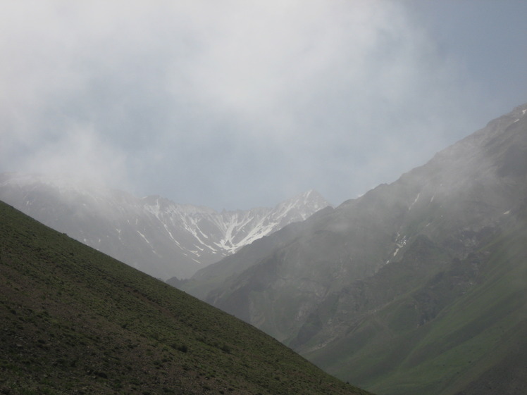 Takht-e-Soleyman peak from 3000 valley, Alam Kuh or Alum Kooh