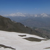 Takht-e-Soleyman massif from kahar peak, Alam Kuh or Alum Kooh