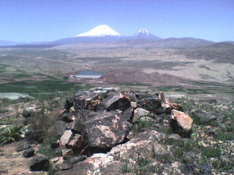 ararat mountains view from small danalo-iran(2), Mount Ararat or Agri