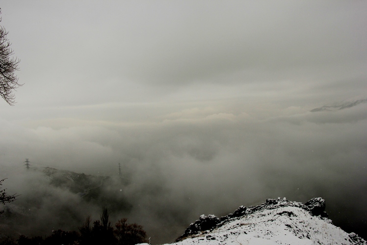 Tehran in mist from Kolakchal