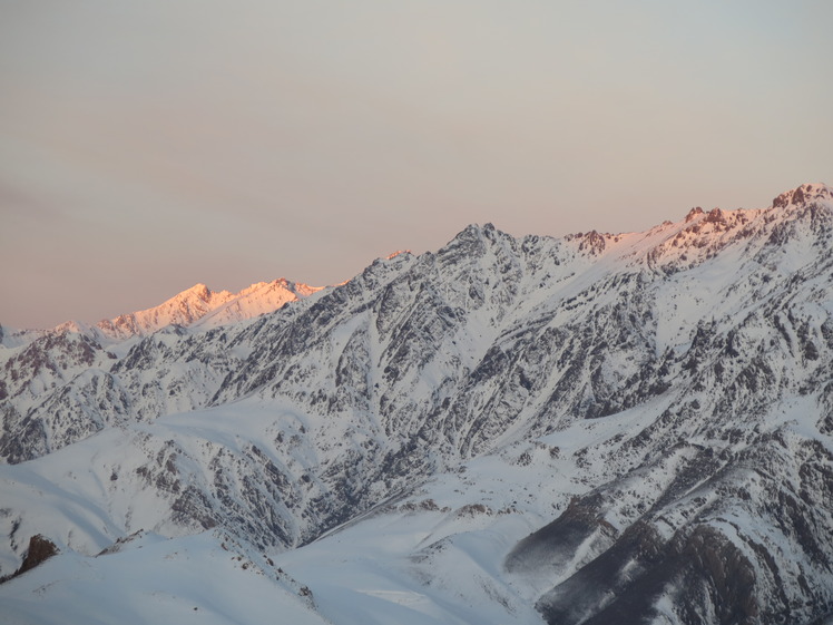 sunrise on Khersan, Alam Kuh or Alum Kooh