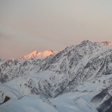 sunrise on Khersan, Alam Kuh or Alum Kooh