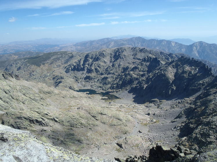 A view from the top of the Almanzor, Pico Almanzor