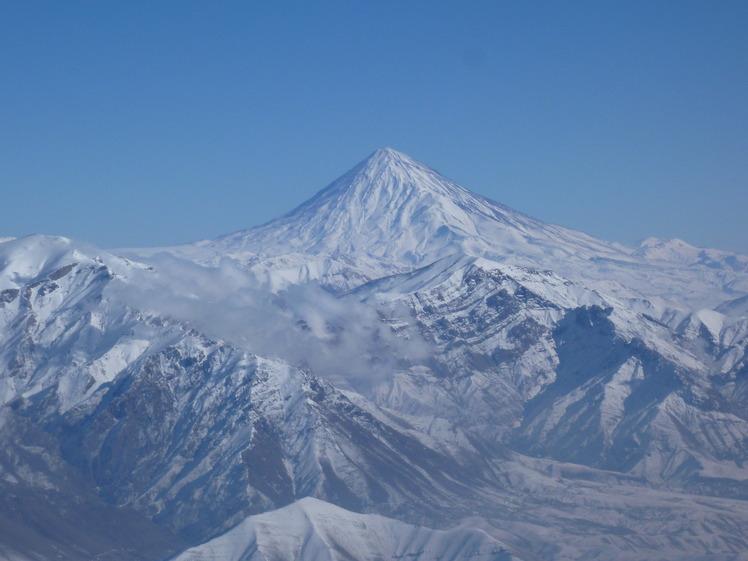 93-1-02 damavand from tochal, Damavand (دماوند)