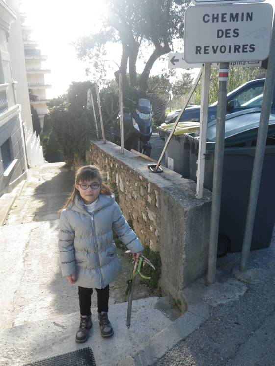 Monaco's highest point, Chemin des Révoires