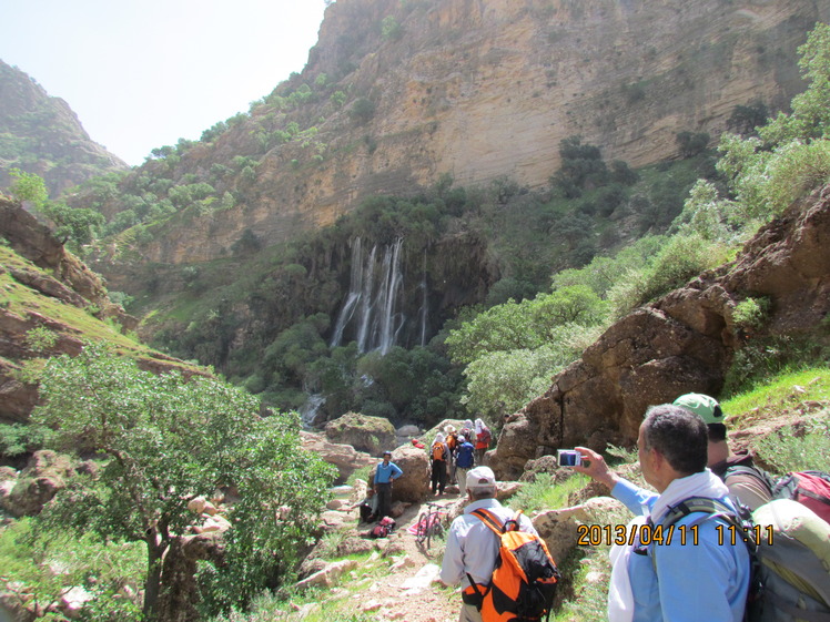 naser ramezani shevi waterfall, سن بران