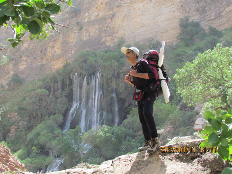 naser ramezani shevi waterfall, سن بران