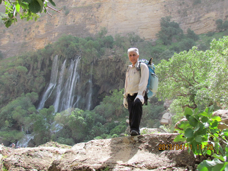 naser ramezani shevi waterfall, سن بران