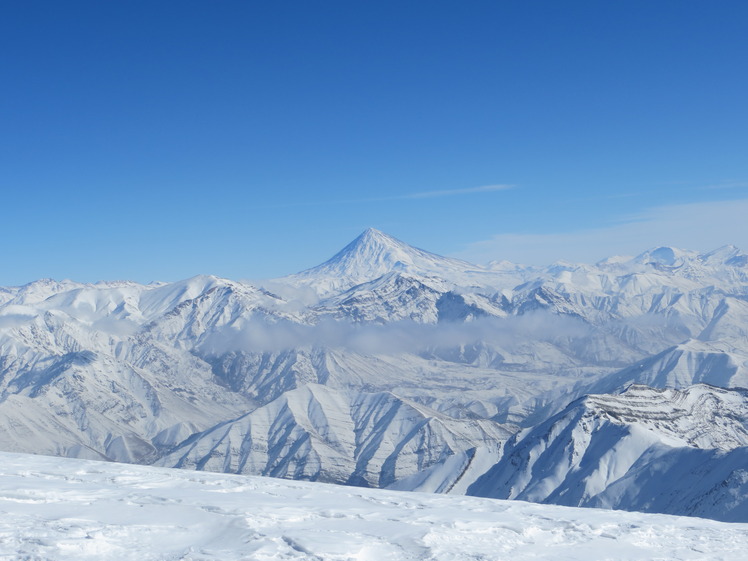 Damavand from Touchal peak