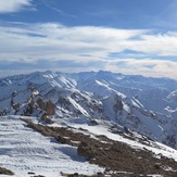 TakhteSoleyman massif from Khashchal, Alam Kuh or Alum Kooh