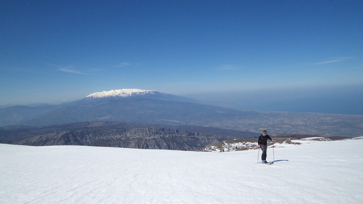 alpine ski in Mt Ossa, Mount Ossa (Greece)