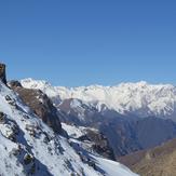 Takht-e-soleyman massif from Yush road, Alam Kuh or Alum Kooh