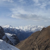 Takht-e-soleyman massif from Yush road, Alam Kuh or Alum Kooh