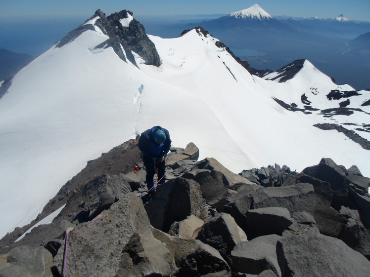 Subiendo la Piramide del Calbuco