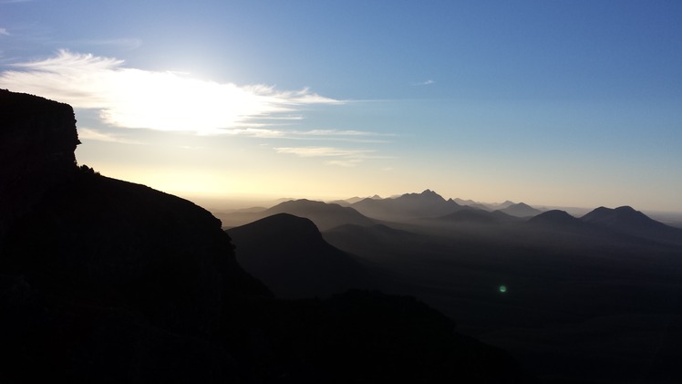 Stirling Range view, Bluff Knoll