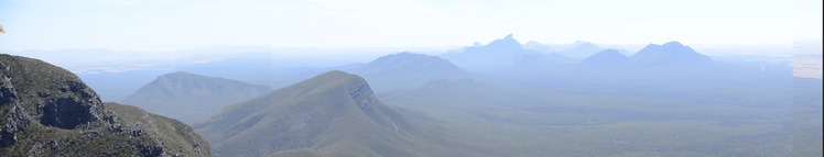 Stirling Range view from Summit, Bluff Knoll