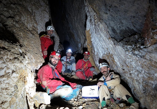 naser ramezani new discovered cave in Esfahan.  Second deepest in Iran