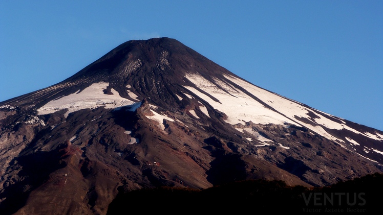 Villarrica after eruption 2015, Volcan Villarrica