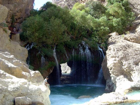 naser ramezani ab malakh waterfall, Dena