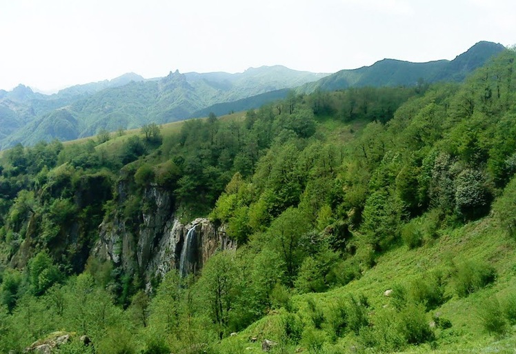 naser ramezani laton water fall(spinas forest), سبلان