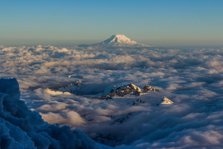 Mt. Adams and the Tatoosh Range, Mount Adams