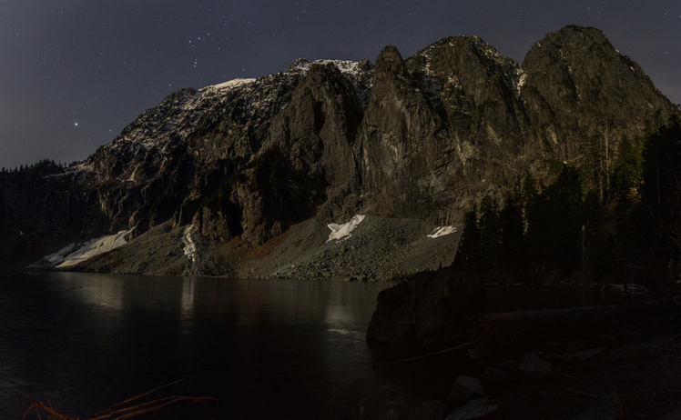 Moonlight on Mt. Index, Mount Index