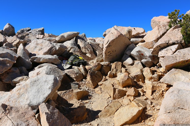 View from peak, my pack is somewhere in there., San Gorgonio