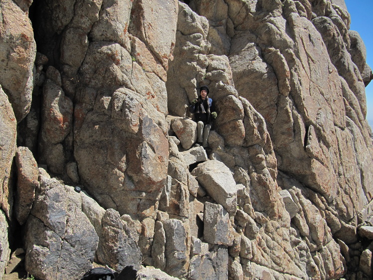 Route of the kalaghlan peak, Alvand